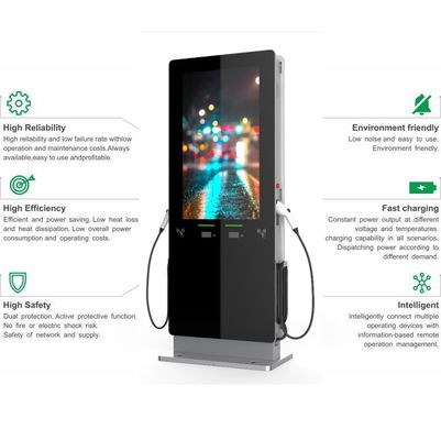 3 fazlı araba EVSE EV şarj cihazı LED Seviye 2 CCS araba şarj cihazı Elektrikli arabalar için