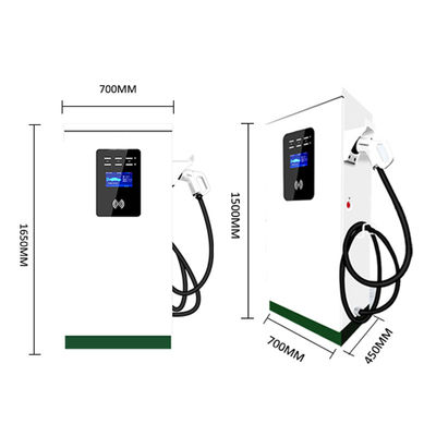 OEM 11kw Ev şarj cihazı Ticari EV şarj istasyonu yığını