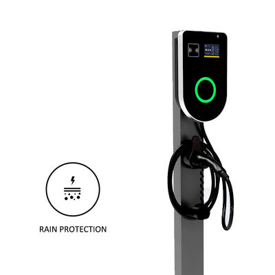 Bağlı Konut Duvar Montajlı EV Şarj Aracı Acil Durum 240 Volt 16A